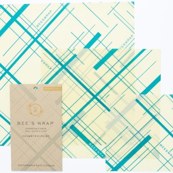 Bee's Wrap Assorted 3-Pack Geometric Print