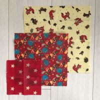 Beeswax Wraps Assorted Set of 3 Infant Lunch Pack