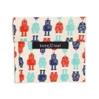 Cotton Sandwich Bag - Retro Robots